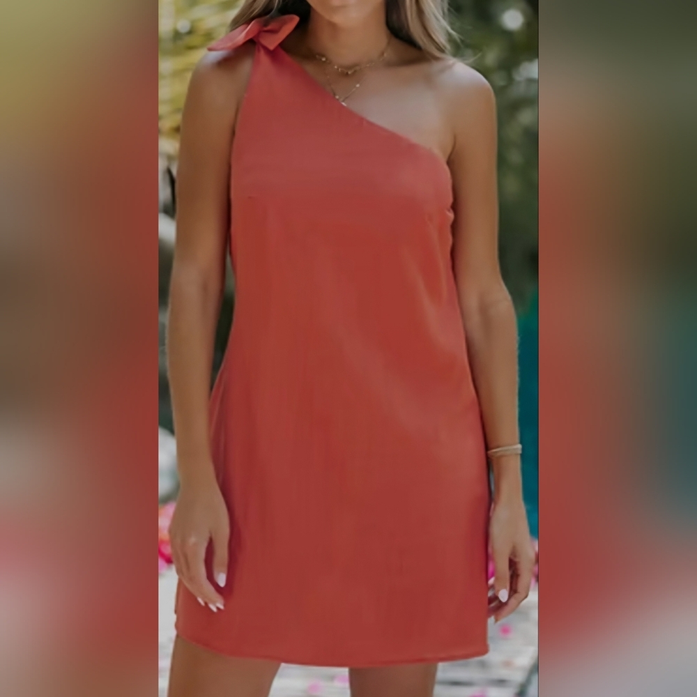 Cupshe XS Asymmetrical Mini Dress.